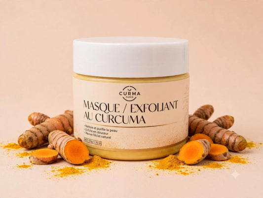 Masque au curcuma