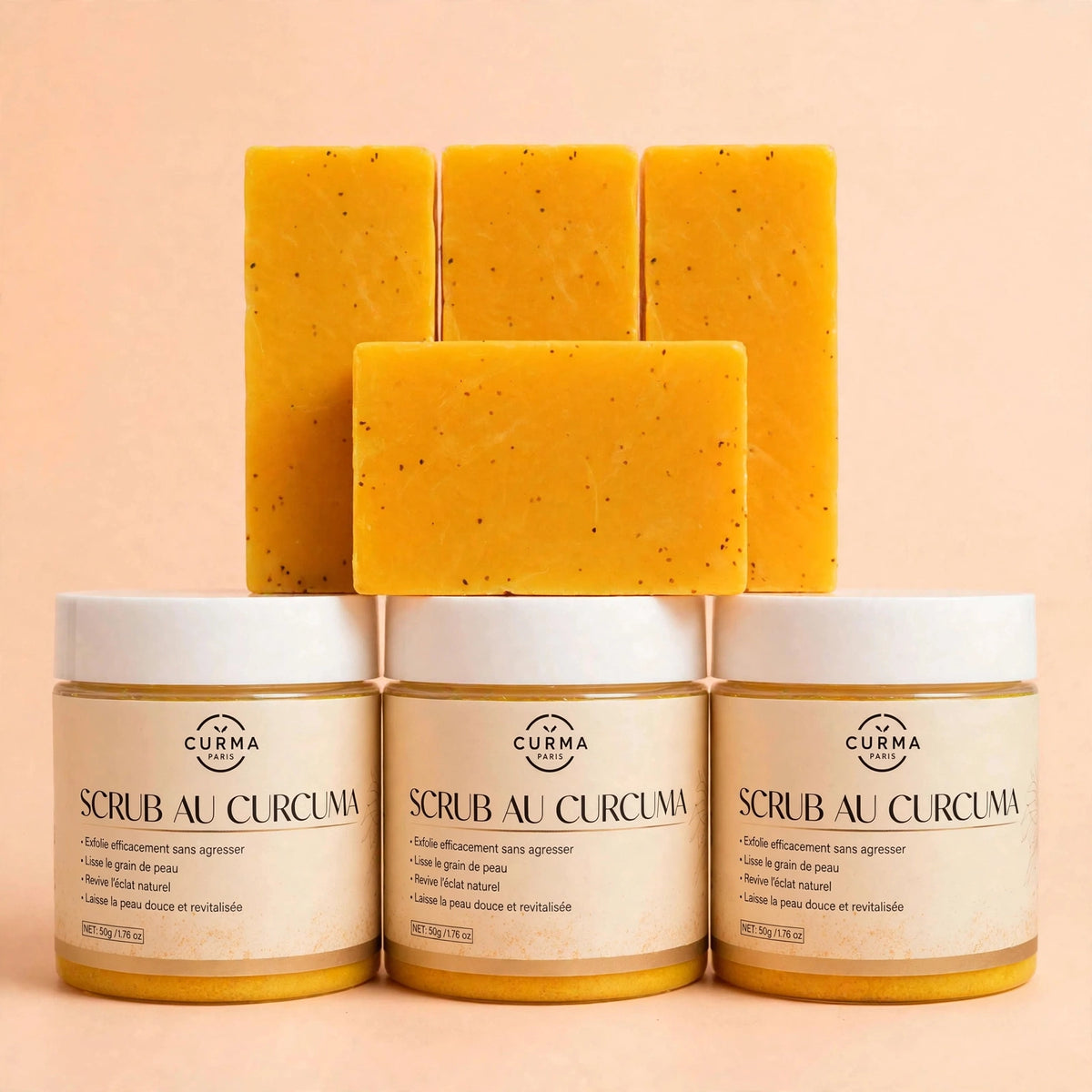 Savon au curcuma