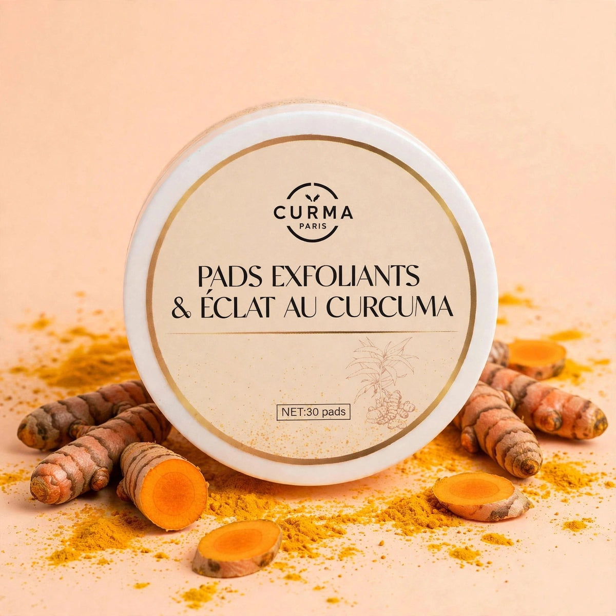 Pads au curcuma